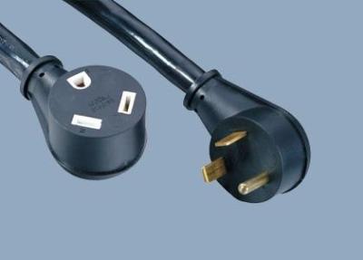 China UL CUL NEMA TT-30P Heavy Duty 30A 125V RV Electrical Plug Adapter Male to Femal Extension American UL Power Cord for sale