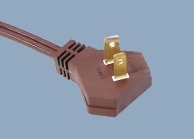 China UL CUL CSA 15A 125V 2 Pin Prong NEMA 1-15P 135 Degree Plug American UL Power Cord for sale