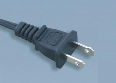 China UL CUL CSA 15A 125V 2 Pin Prong NEMA 1-15P Plug YY-2 American UL Power Cord for sale