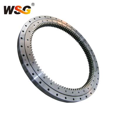 China Four Point Contact Case Excavator CX210B Slewing Bearing , Swing Gear KRB11710 for sale