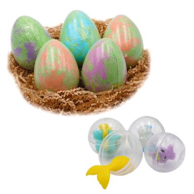 China Colorful Handmade Luxury Boby Girls Animal Toys Dinosaur Egg Bath Bomb Customized Wholesale Private Lable Boys Kids Organic Safe Spa for sale