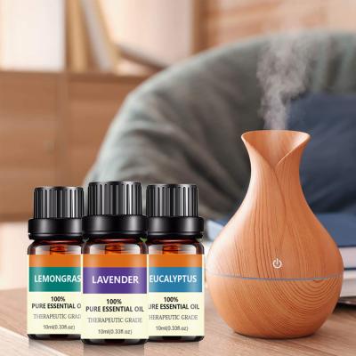 China Custom Aromatherapy Skin Revitalizer Packaging Box Organic Natural Essential Oil Diffuser 10ml Gift Set for sale