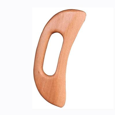 China Professional Shoulder Body Facial Wood Handle Massager With Handle for sale