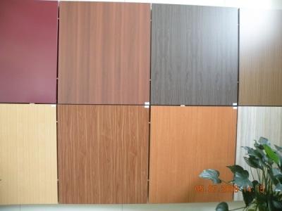 China 0.3mm Houten Aluminium Samengesteld Comité Blad voor Decoratiecurtainwall 1220*2440 Te koop