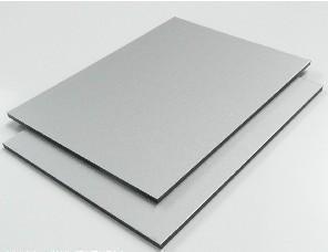 China Zilveren Grijze PE Kern 1000mm 0.5mm Aluminium Samengestelde Bekleding Te koop