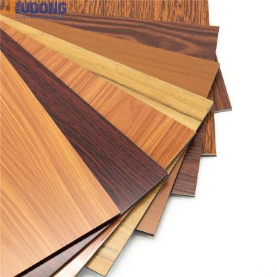 China Hoja 1250mm*3050m m de madera decorativa interior del ACP ACM en venta