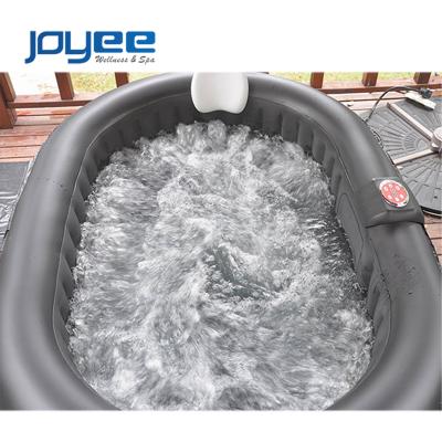 China JOYEE modern portable outdoor cheap hot tub 2 person hot tub home funtion air bubble bubble massage home funtion jacuzzi oval spa tub with filter for sale