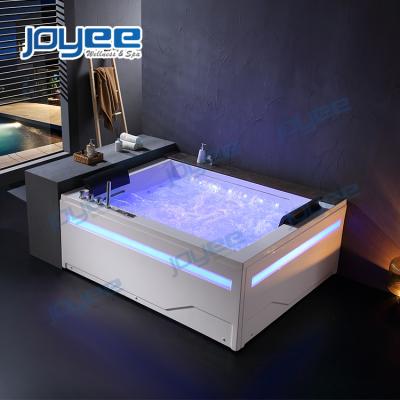 China JOYEE 2 Person Massage Double Side Indoor Hydraulic Bathtub (Left Skirt) with Whirlwanne 82 Whirlpool Function Jacuzzi Jets Acrylic Bathtub Couples Bathtub for sale