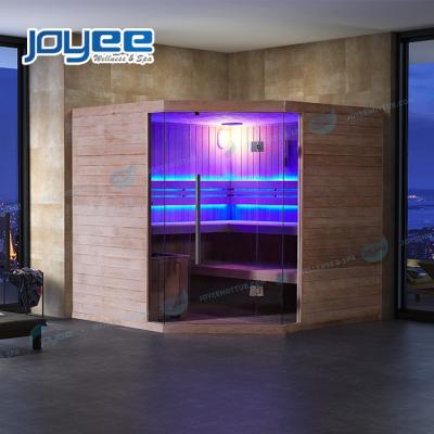 China Modern Indoor Computer Control Panel JOYEE Sauna Room Customized Sauna Heater Hotel Traditional Size Sauna Room for sale