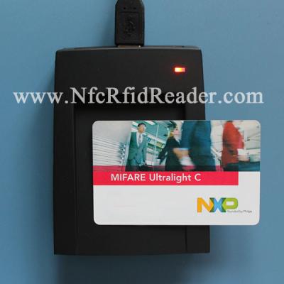 China TIPO de NFC de Mifare 13.56Mhz un lector SDK libre CR5011AU del USB RFID en venta