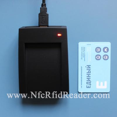 China Handheld USB RFID Reader 13.56 Mhz ISO15695 Desktop For Ticketing for sale