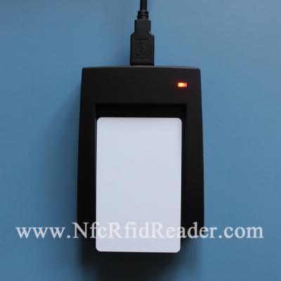 China Access Control USB RFID Card Reader 13.56M Mifare TYPE A Desktop for sale