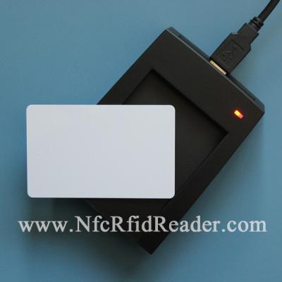 China 13.56Mhz NFC TYPE A Ultralight USB RFID Reader Desktop CR5011AU Free SDK for sale