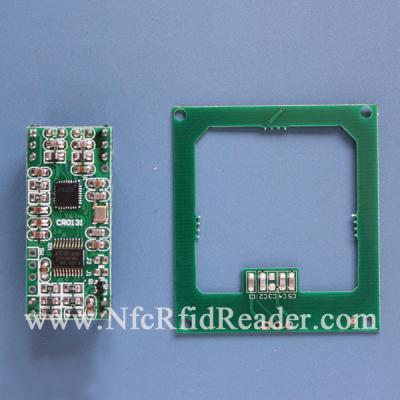 China TI2k/interfaz del módulo COMS UART del lector de SRF55V 13.56Mhz RFID en venta