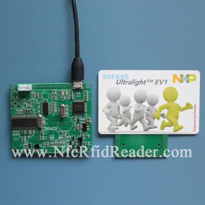 中国 13.56Mhz NFC RFID の読者モジュール、Ntag203 sle66r01p NFC Forum™のタイプ 2 のタグ読取り穿孔機 販売のため