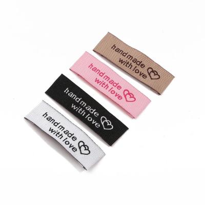 China Sustainable Handmade Colorful Cloth Label Label Garment Sewing Accessories Labels Hat Clothing Labels for sale