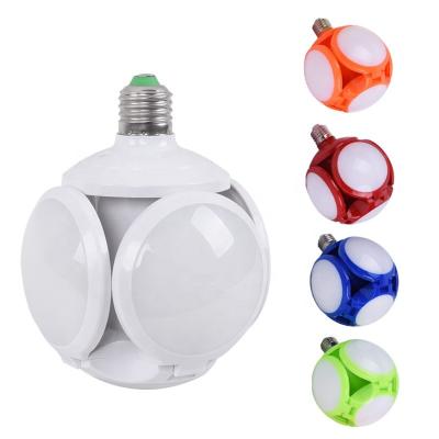 China Residential UFO Lamp Football High Brightness Folding UFO Light E27 Cool White 40W Warped Sheet Led Foldable Football Bulb / Football Lamp for sale