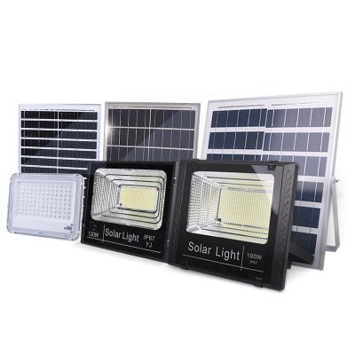 China Sports Stadiums Factory High Efficiency IP67 25W 45W 65W 100w 120W 200W 300W Solar Panel Super Bright Waterproof Outdoor Led Flood Lights for sale