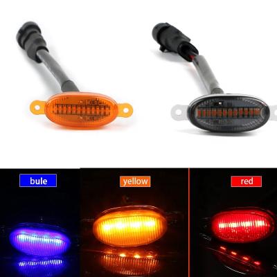 China Car Grill Light 4x4 Offroad LED Grill Light LED Truck Pickup Truck Front Hood Grill Amber Clear Lamp for sale