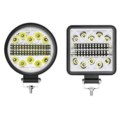 China LED+Aluminum LED Strobe Flood Driving Lights 102W Waterproof Outdoor Working Light 102W Outdoor LED Offroad Car Car SUV ATV Light Bar for sale