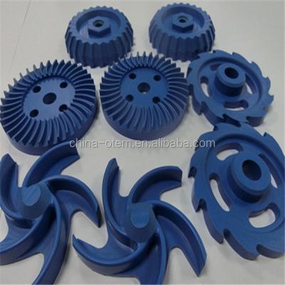 China Heat& wear resistance cnc small quantity service gear wheel nylon plastic products for sale