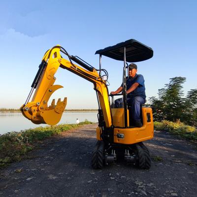 China Easy to operate China easy to operate 1ton mini excavator bagger 1.5ton crawler excavator for sale