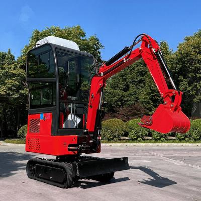 China Stores Newest Mini Excavators Prices Factory Crawler MiniBagger Mini Digger 1Ton 2 Ton Building Material Mini Excavator for sale