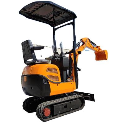 China Earth Moving Machinery Mini Excavator Micro Digger 1ton Mini Excavator with Bucket Auger Fork Bagger Mini Excavator for sale