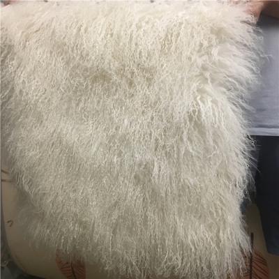 China Auto Wholesale Hot Sale Factory Amazon Shaggy Tibetan Sheepskin Upholstery Fluffy Sheepskin for sale