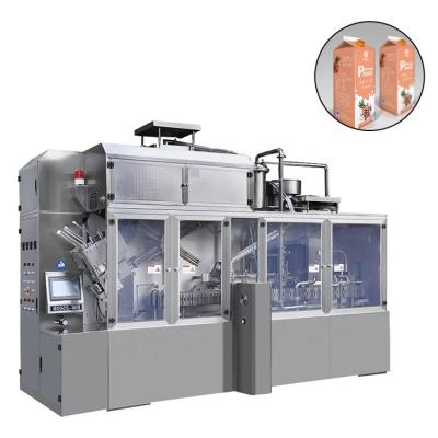 China Beverage Box Packing Machine Cartoning Automatic Aseptic Carton Box Packing Machine for sale