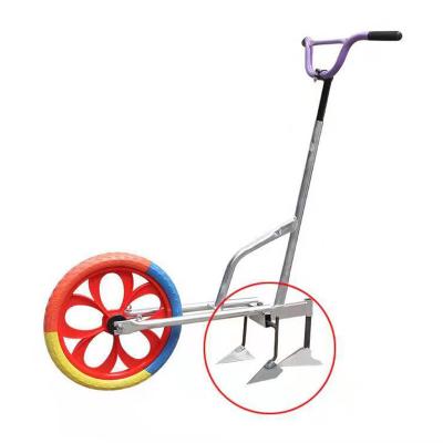 China High Efficiency Manual Push Rotary Hoe Farmer's hand pushing rotary hoe Gardener's weeding machine Cultivating weeding machine for sale