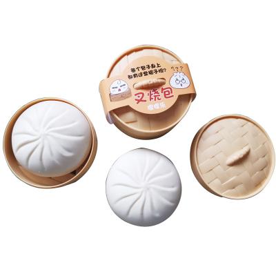 China Relief Decompression Toy Artifact Big Bun Squeeze Children's Simulation Steamed Stuffed Bun for sale