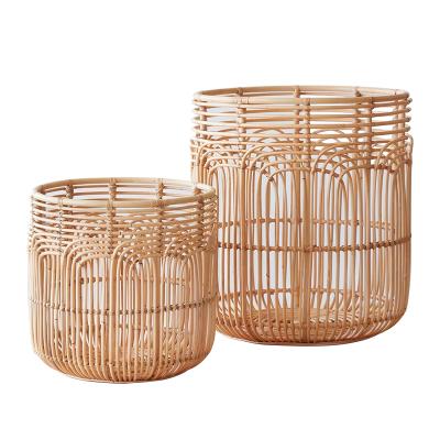 China Bag Household Storage Basket Laundry Basket Storage Basket European Style Rattan Woven View True for sale