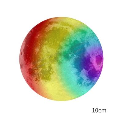 China Wholesale Home Decorative Wall Sticker Night Lights Luminous Wall Sticker Colorful Color for Moon Bedroom Decoration 3d Home Wall Stickers for sale