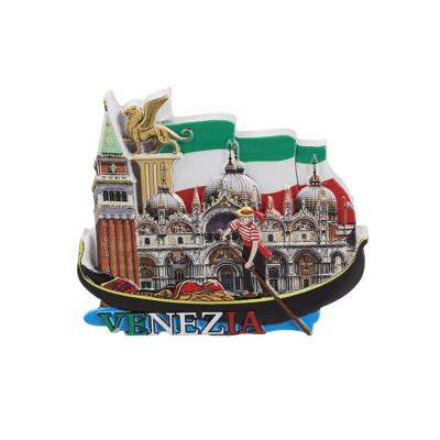 China Decoration+fridge home decoration promotional souvenir Venice customized custom 3d magnet fridge resin fridge magnet for sale