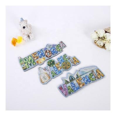 China World Top Quality Aluminum Foil Fridge Magnet Home Decoration Decoration+fridge Tourist Souvenir Fridge Magnets 3d Embossed Magnet Cheap Personalized Fridge for sale