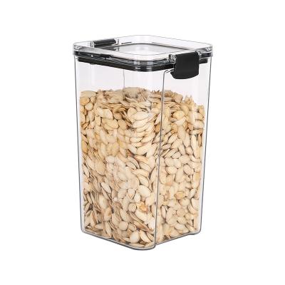 China Freshness Preserving Snacks Dry Goods Moisture Proof Storage Boxes Plastic Sealed Fresh Food Storage Boxes Kitchen Grain Storage Bins Recycle for sale