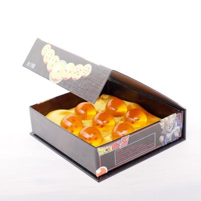 China Animation Theme Activities Party High Quality Resin Dragon Balls 7pcs/set Model Toy 7 Stars Set 2.7cm 3.5cm 4.2cm 5.7cm 7.6cm Dragon Ball Z Gonku for sale