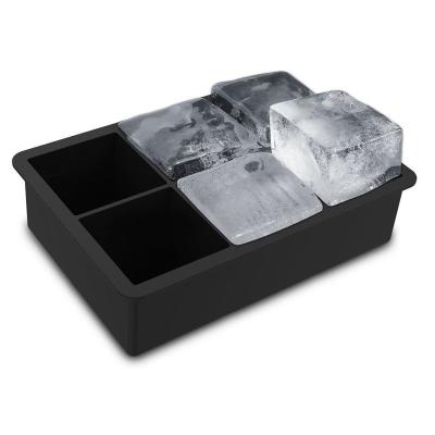 China 2023 New Viable Bar Wine Whiskey Gifts For Men Silicone Round Ice Cube Trays Mold For Freezer Large Ice Cube Tray Molds For Cocktails for sale