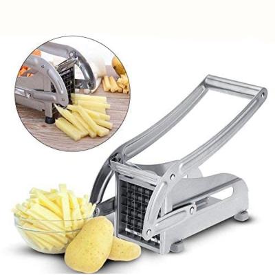 China Restaurant.Home.Kitchen Kitchen Tools Manual Potato Chips Maker Cutting Machine Potato Cutter Shredder Stainless Steel French Fries Slicer for sale