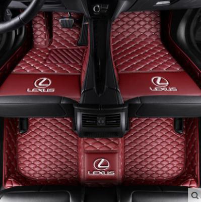 China Diamond Full Set Car Mats Carpet Floor Mat 5D Red Car Floor Mat For All Car Models for sale