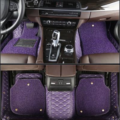 China Anti-skidding.clean 7D double layer car floor mats for K5/K7 for sale