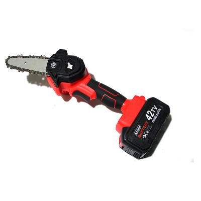 China New Nplus Energy Cordless Mini Chainsaw Set 4-Inch Electric Portable 21V Chainsaw CE Certification Cordless for sale