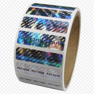 China Customized 3d hologram security label vacuum tamper proof sticker anti counterfeit custom stickers for sale