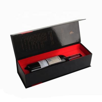 China Recyclable Custom Design Luxury Wine Gift Box For 2 Bottle Packaging With Cloth Satin Foldable Wine Packaging Boxes for sale