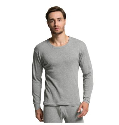 China Winter Thermal Wholesale Mens Cotton Long Johns Thermal Underwear Set With Top And Bottom for sale