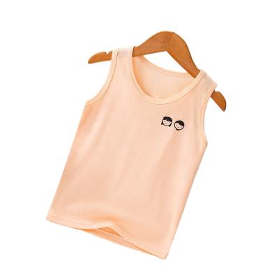 China QUICK DRY Custom Boys Knitted Summer Kids Tank Tops Little Girl Cotton Vest Tank Top Print Shirt Crewneck Sleeveless Tank Top for sale