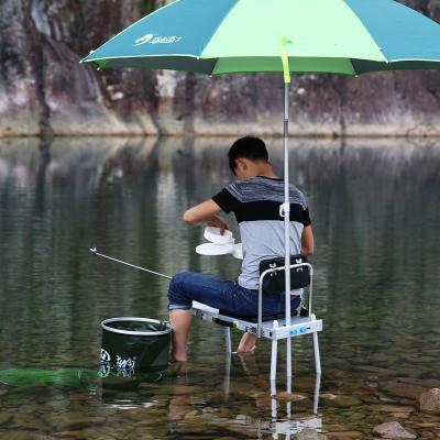 China Fishing Tackle Folding Fishing Chair Aluminum Portable Lightweight Fishing Rig for sale