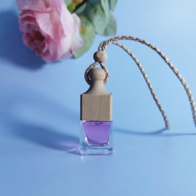 China 8ml Car Air Freshener Bottle Cosmetic Empty Perfume Car Diffuser Bottles Hanging for sale