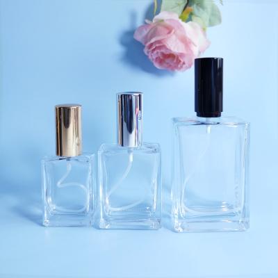 China 2023 New Style 30ml 50ml 100ml Cosmetic Custom Square Package Cosmetic Perfume Bottle for sale